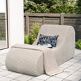 thumbnail image 5 of Waroom Oversized Indoor Chaise Lounge Chair Cloud Plush Sofa Couch No Assembly for Living Room Bedroom,Khaki, 5 of 6
