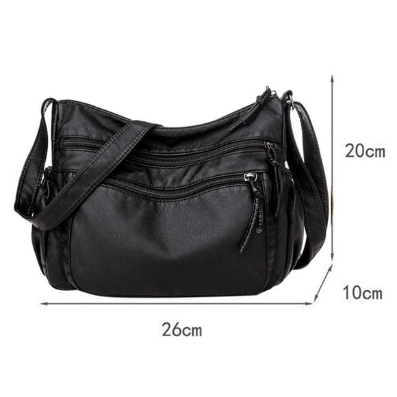 freestylehome Crossbody Bag Women Body Bag Purse Big Capacity Shoulder Bag Black Black