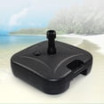 thumbnail image 1 of Base de sombrilla de 22L, piezas de parasol rellenables, se adapta a de poste de 38-48mm, soporte de cuadrado resistente para playa, Macarena Base para sombrillas de patio, 1 of 8