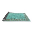 thumbnail image 2 of Ahgly Company Indoor Round Persian Light Blue Traditional Area Rugs, 4' Round, 2 of 4