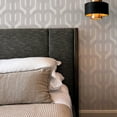 thumbnail image 4 of Tempaper Lattice Mauve Peel and Stick Wallpaper, 20.5" x 16.5', 4 of 6