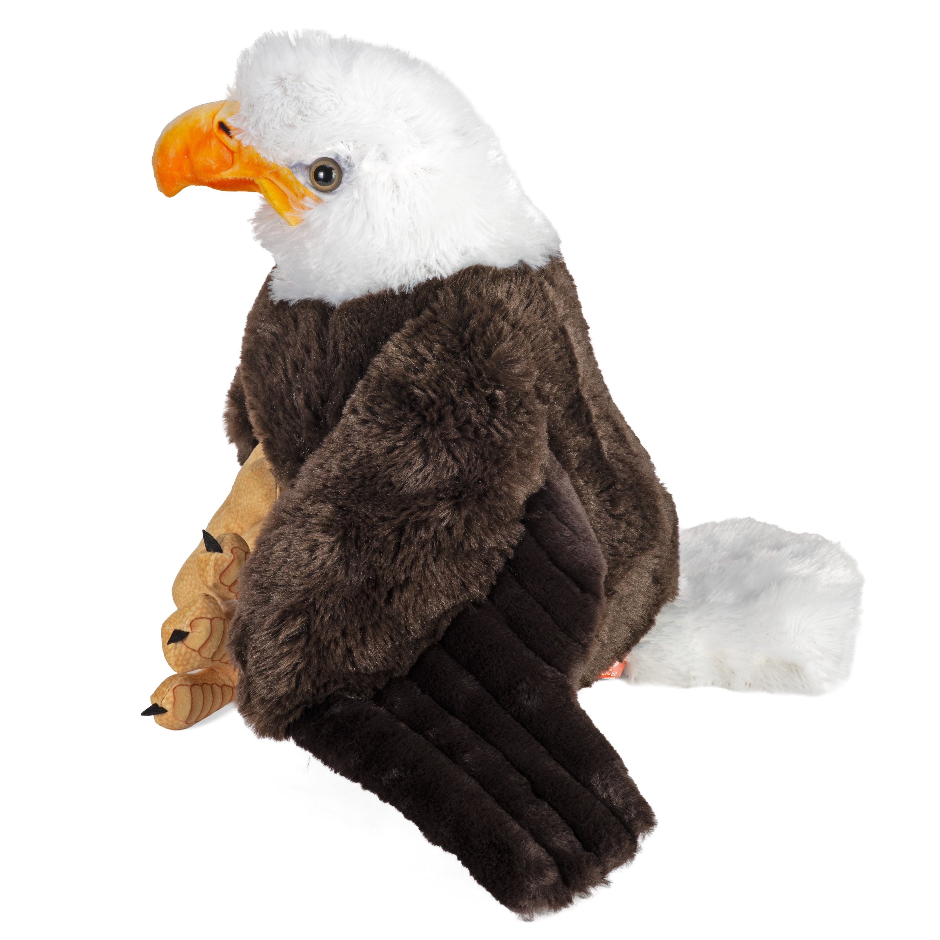 Wild Republic Artist Collection, Bald Eagle, Gift for Kids, 15 inches, Plush Toy, Fill is Spun Recycled Water Bottles.