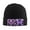 Black, variant on Purple Camouflage Winter Beanie Hats for Men Women Warm Cozy Knitted Cuffed Skull Cap Navy Blue