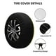 thumbnail image 2 of Balery Smiling With Sunglasses Cubiertas para Neumáticos - Protector Resistente para Neumáticos de Camioneta, SUV, Remolque, Camper y RV-15 inch, 2 of 6