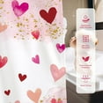 thumbnail image 6 of jafea Valentines Shower Curtain Pink Watercolor Love Hearts Gold Dots Shower Curtain for Valentine''s Day Blush Pink Bathroom Decor Sweetheart Bathroom Curtains Washable Durable Fabric 72x72 in, 6 of 6