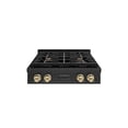 thumbnail image 2 of ZLINE 30 in. Autograph Edition Paramount Gas Rangetop with 4 Burners and Porcelain Cooktop in Black Stainless Steel with Champagne Bronze Accents (SRTBZ-30-CB), 2 of 2