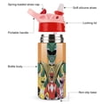 thumbnail image 3 of Power Rangers Stainless Steel Insulated Water Cup for Boys Girls Leakproof Water Bottle with Flip-Flop Lid, 3 of 8