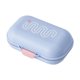 thumbnail image 4 of Caja de jabón con tapa Macarena Estuche de almacenamiento de jabón azul, 4 of 8