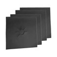 thumbnail image 1 of Weilifangwps 2pcs Kitchen Oven Gas Cooker Stove Range Cooktop Burner Protection Mat Pad Liner accessory Black 4pcs, 1 of 1