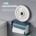 thumbnail image 2 of 2 In 1 Paper Towel & Garbage Bags Dispenser Wall Mounted No-drilling Paper Towel Holder Bathroom Toilet Tissue Dispenser Home Kitchen Paper Extraction, 2 of 8