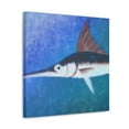 thumbnail image 2 of Swordfish in Turquoise - Canvas, 2 of 10