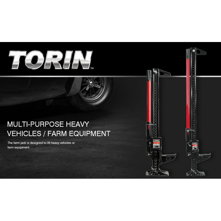 Torin DTRA8485 48 Off Road Utility Farm Jack 3 Ton Capacity