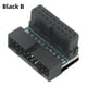 thumbnail image 1 of Adaptador ABS Metal Conector portátil Adaptador hembra para placa base (Negro B), 1 of 5