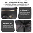 thumbnail image 3 of AURARMLET Heart Shaped Flower Box Black Durable Wrapping Box for Valentine's Day, 3 of 7