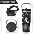 thumbnail image 5 of 1pc moon 30oz Tumbler with Straw & Handle - Insulated Stainless Steel Cup | Holiday Gift for Man Women (Christmas, Valentine's, Birthday), 5 of 7