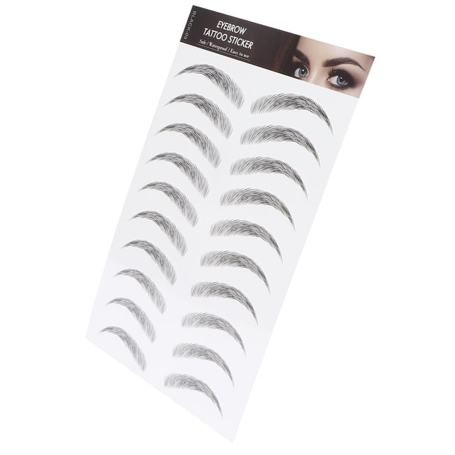 Eyebrow Sticker Eyebrow Transfer Sticker Waterproof Eyebrow Sticker Makeup Eyebrow Sticker Long Lasting Eyebrow Transfers Sticker Household Portable Women Eyebrow Sticker
