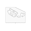Genuine OE Kia Center Bezel - 84740-1W135AK5