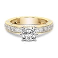 thumbnail image 3 of IGI Certified 2 Carat Cushion Shape Lab Grown Diamond Engagement Ring | 14K Yellow Gold | Regalia Milgrain Diamond Ring | FG-VS Quality Friendly Diamonds, 3 of 6