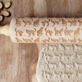 thumbnail image 3 of Batería de Cocina Bonito rodillo de madera para repujado de animales para hornear galletaspasteles (gato) Ndcxsfigh Nuevos Originales, 3 of 7