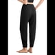 thumbnail image 2 of Pantalones de Yoga Largos para Mujer, Ajustados, Informales, Cómodos, para Gimnasio, Senderismo, Cintura Elástica, Color Negro, Talla XL, 2 of 8