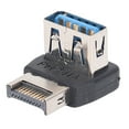 thumbnail image 2 of USB 3.2 Type E 90 Degree Front Panel Connector, 10Gbps Speed, Lossless Signal Transmission, for NZ XT B550 Motherboard Upgrade with Multi Layer Circuit, 2 of 7