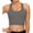 B-Gray, variant on Aofany Women Casual Padded Sports Yoga Bra Tank Top Fitness Workout Running Sleeveless Blouse T-shirt