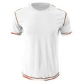 thumbnail image 4 of EQWLJWE Men's Sports Shirts Men's Short-sleeved Stand Collar Bottom Shirt Slimming T-shirt Fashion Casual Solid Slimming Top Short-sleeved Casual Sports Daily Top Blouse, 4 of 4