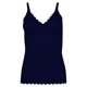thumbnail image 1 of SKINY Top de tirantes para mujer – Sensation, top, escote en V, relleno, microfibra Azul oscuro 2XL (2X-Large), 1 of 4