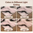 thumbnail image 7 of Design&I 3'x5' Ultra Soft Throw Mat, Pink Blush Abstract Swirl Motif Veined Border Swirls Gilded Cracked None Fluffy Washable Easy Care Indoor rug for Bedside Hallway, 7 of 7