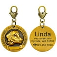 thumbnail image 2 of Pet Artist 3D Gold Personalized Dog Tags with Breeds Customized Name ID Collar Tag Free Engraved, 2 of 6