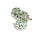 thumbnail image 4 of 50 piezas de filigrana de plata , de flores de loto huecos, fabricación de joyas DIY, 4 of 8