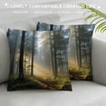 thumbnail image 3 of Chilfamy Sunlight Path Mist Pillow Covers for Couch Sofa Indoor Outdoor Pillow Case Autumn Season for Car Couch Bedroom 1PC 20x20in, 3 of 5