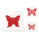 thumbnail image 2 of Juego de 12 Pegatinas Decorativas de Mariposas para San Valentín | Diseño de Lazo Metálico Dorado de Doble Capa 3D | Calcomanías Románticas Ligeras de Plástico Rojo para Pared o Ventana, Ideales para, 2 of 6