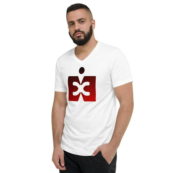 Unisex Short Sleeve V-Neck T-Shirt