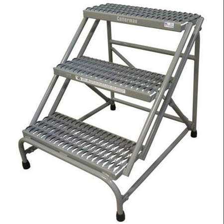 COTTERMAN 1403N2526A3E10B1C1P1 Step Stand, 30 In H, 500 lb., Steel