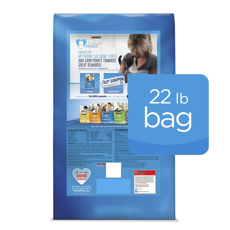 Purina cat chow complete 22 lb discount