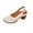White, variant on Low Heel Shoes for Women Fashion Lightweight Walking Comfortable Shoes