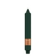 thumbnail image 2 of ROOT Candles Unscented Smooth Collenette Taper Candles, 9-Inch Tall, Box of 4, Color: Dark Green, 2 of 2