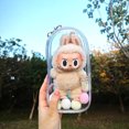 thumbnail image 3 of Clear Outdoor Bag For 18cm Cartoon Plush Dolls Toys Transparent Mini Kawaii Pouch For Keychain Doll Anime Figure Storage Case, 3 of 9