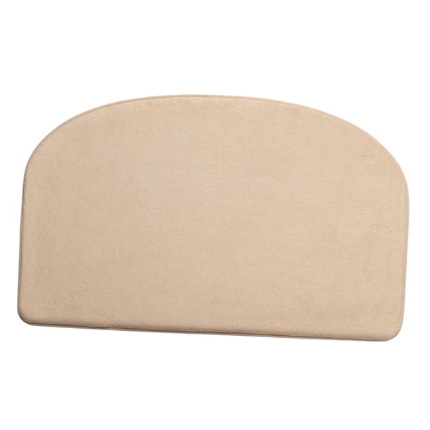 Alfombrilla de baño absorbente, suave y lavable, antideslizante, de secado rápido. beis M