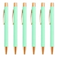 thumbnail image 1 of HLONK 6x Stylo à Bille Rétractable 1.0mm Stylo d'Écriture Stylo RollerStylo de Papeterie, 1 of 21
