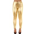 thumbnail image 1 of LAVRA Women's Metallic Shiny Full Length Leggings, 1 of 2