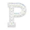 thumbnail image 1 of Clearance! Iron Cobble On Clothes AZ Sew Decorative Letter Cobble Glitter Letters Applique Rhinestone Pearl English Letters For DIY Craft Supplies, 1 of 4