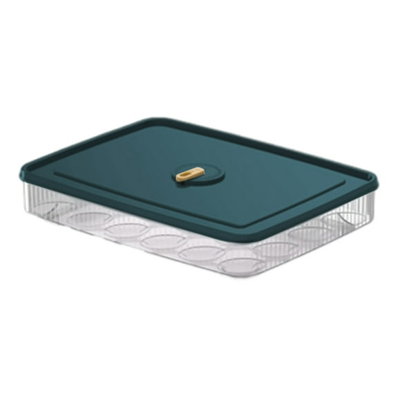Jubipavy Food Containers 24 Capacity Eggs Holders For Refrigerator Organizer Bins Clear Eggs Storage Container For Fridge Eggs Tray With Lid Clear