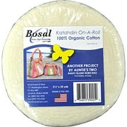 Bosal Batting Katahdin 100% Org Cotton 2.5"x25yd