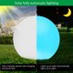 thumbnail image 4 of La piscina flotante solar de Dimmable enciende la prenda impermeable inflable de la luz IP68 de la bola del RGB LED Hugtrwg Para estrenar, 4 of 9