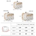 thumbnail image 5 of Orange Eucalyptus Coastal Toaster Cover 4 Slice, Beach Starfish Conch Dustproof Bakeware Oven Protector with Top Hook, Waterproof Small Kitchen Appliance Toasters Dust Cover, 12"x11"x8", 5 of 7