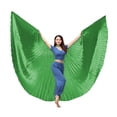 thumbnail image 1 of Wosthever Ala de danza del vientre con palo telescópico Disfraces para adultos para actuaciones Fiestas de carnaval de Halloween Espectáculos Accesorios Kits de decoración para fiestas Verde Wosthever HA083921-09, 1 of 6