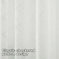 thumbnail image 5 of Top Finel White Embroidered White Sheer Curtains 84 Inches Long Grommet Window Curtains for Living Room Bedroom, 2 Panels, 5 of 7