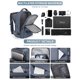 thumbnail image 5 of Mochila de viaje VGCUB grande 40L impermeable para mujeres y hombres, 5 of 9